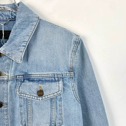 Saint Laurent Blue Denim Jacket Long Sleeve