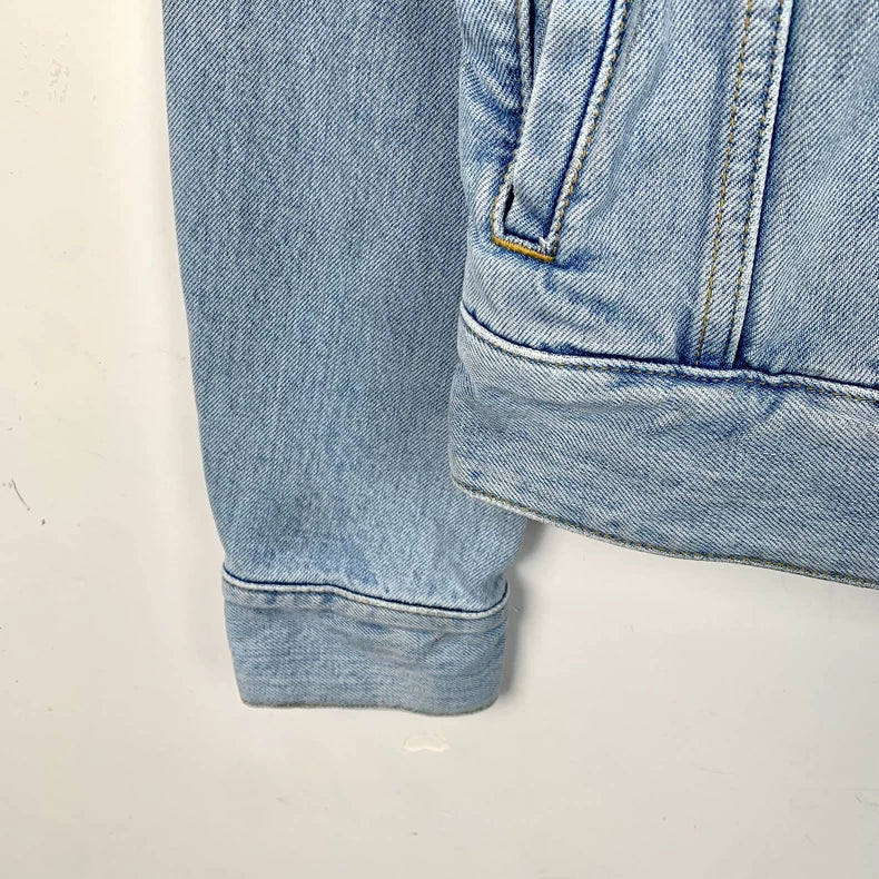 Saint Laurent Blue Denim Jacket Long Sleeve