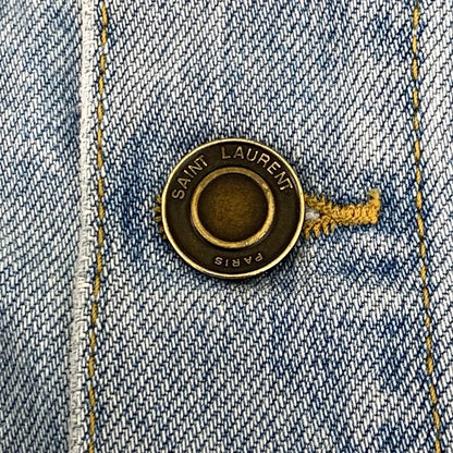 Saint Laurent Blue Denim Jacket Long Sleeve