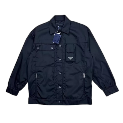 Prada Multiple Pocket Work Jacket in Black