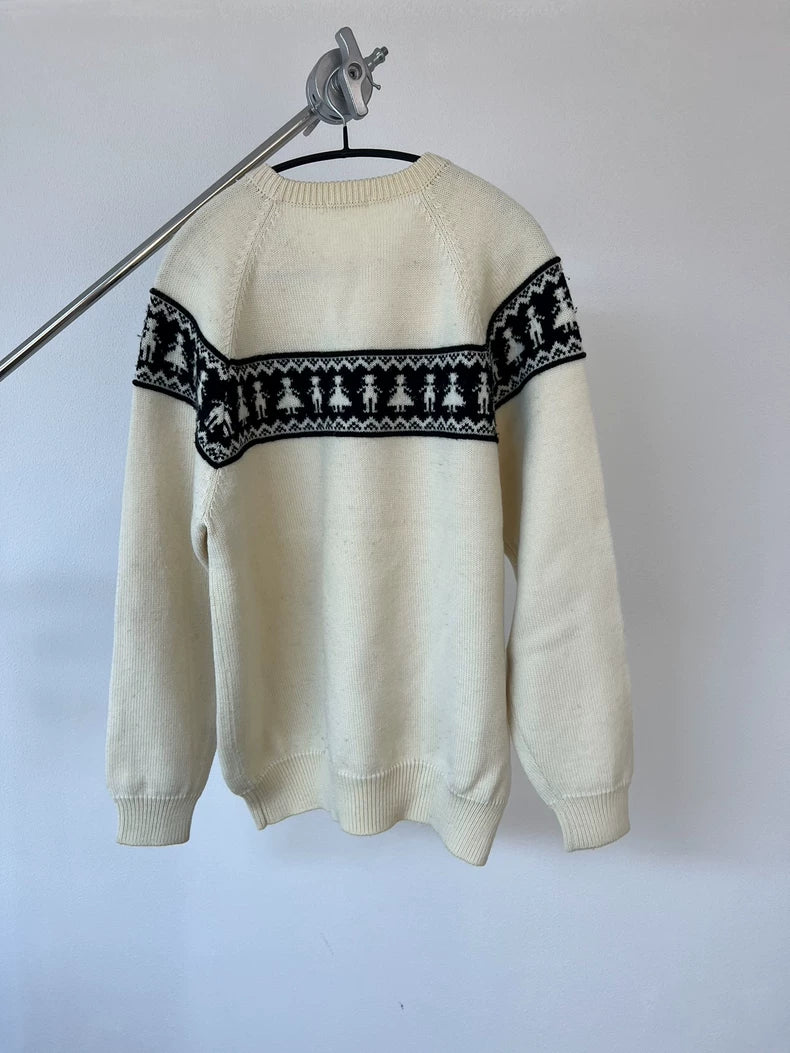 Comfortable Wool Knit Sweater by Yohji Yamamoto