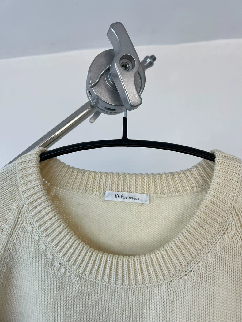 Comfortable Wool Knit Sweater by Yohji Yamamoto