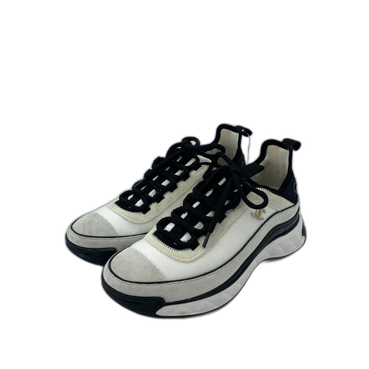 Chanel Colorful Logo Thick Sole Sneakers