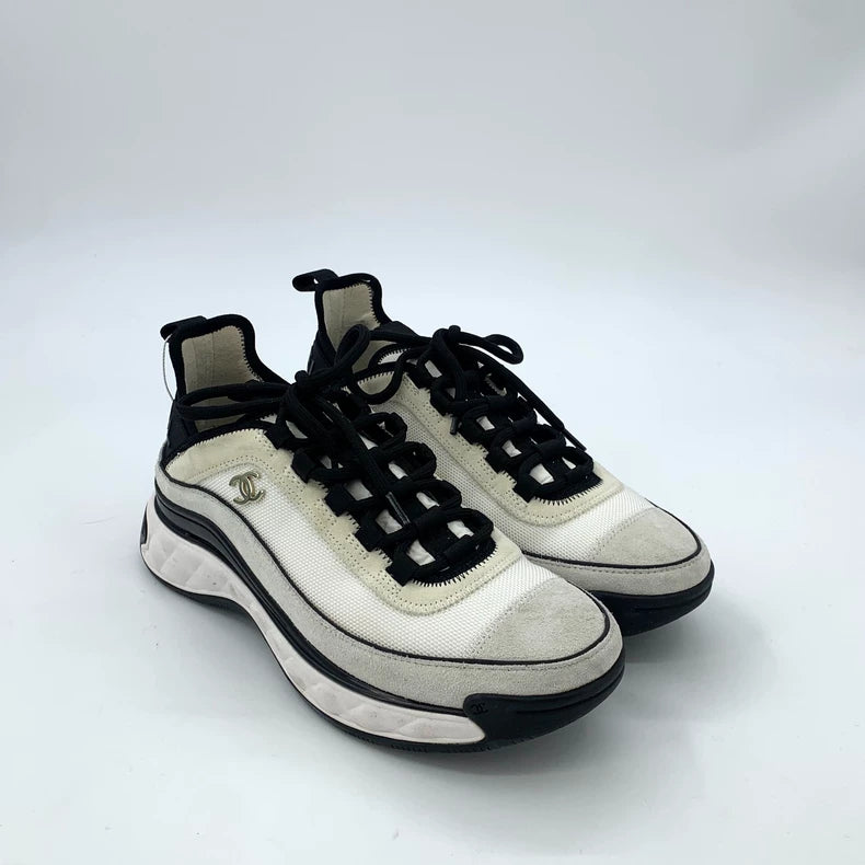 Chanel Colorful Logo Thick Sole Sneakers