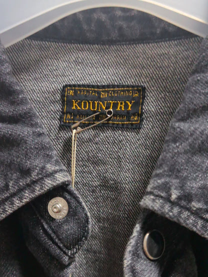 Kapital 8oz Vintage Black Denim Jacket