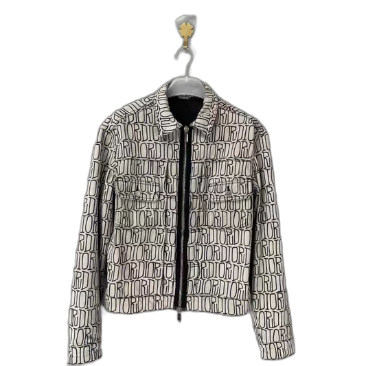 Dior Logo Zip Denim Jacket