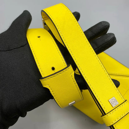 Loewe Puzzle Mini Chest Bag Yellow