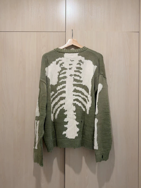 kapital skeleton hole sweater
