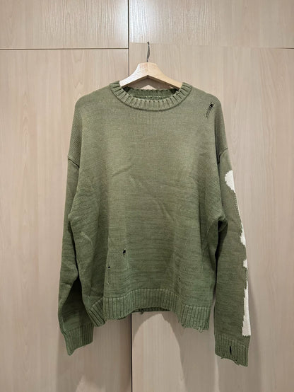 kapital skeleton hole sweater