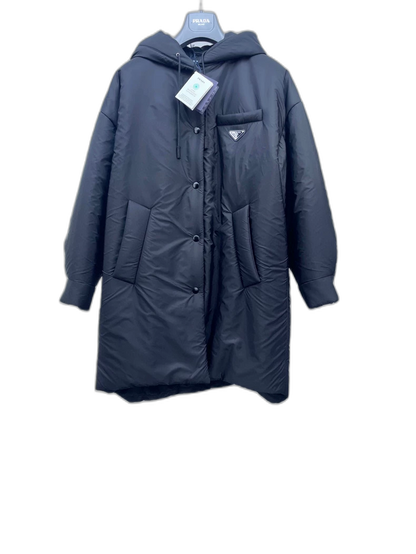 Prada Black Hooded Cotton Jacket
