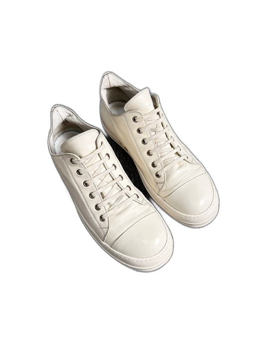 Rick Owens Low Top Sneakers in White-yf