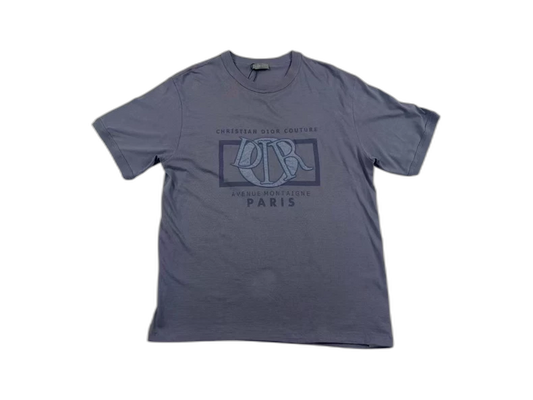 Dior Embroidered Logo Short Sleeve Shirt