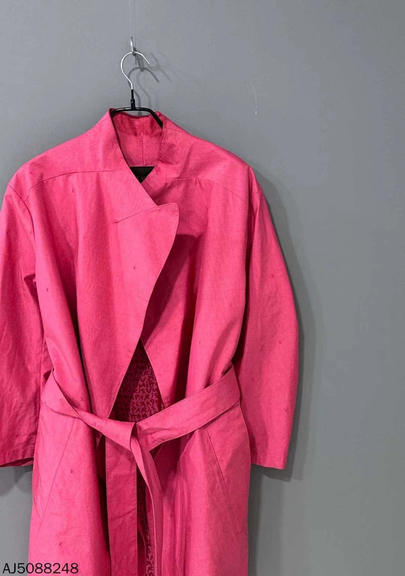 Pink Louis Vuitton Long Coat