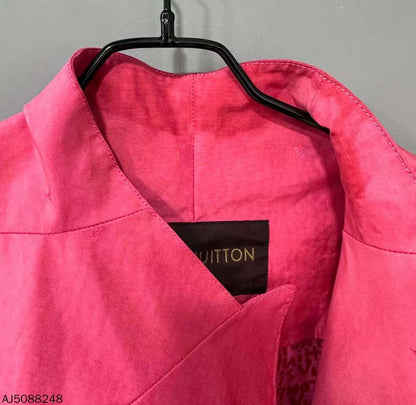 Pink Louis Vuitton Long Coat