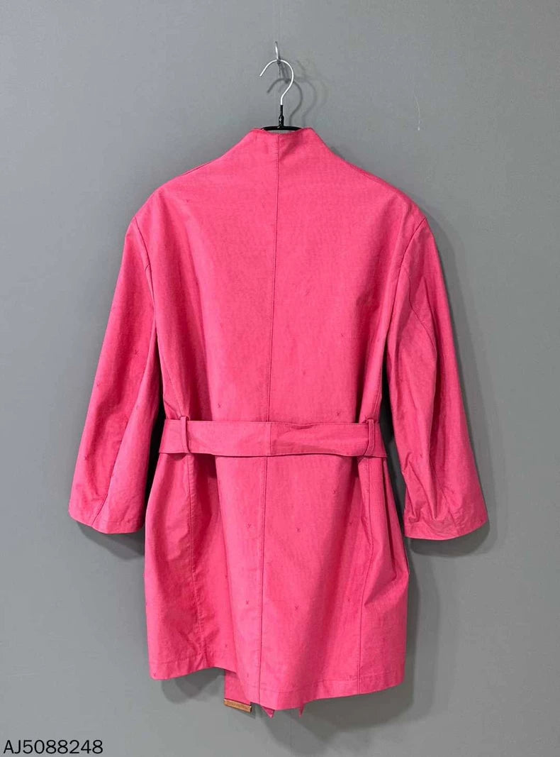 Pink Louis Vuitton Long Coat