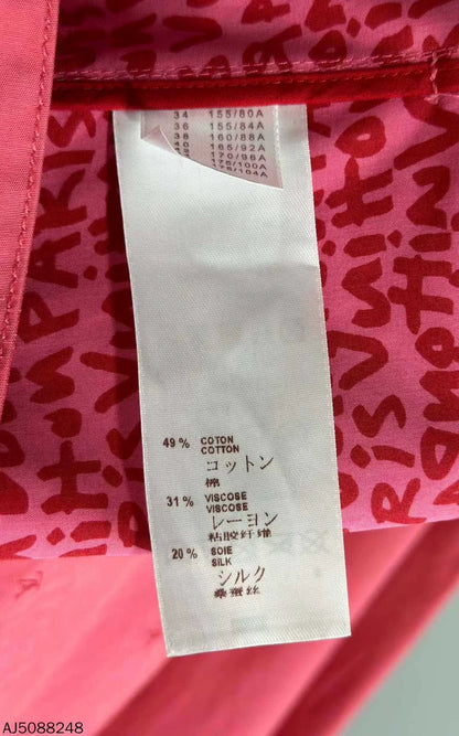 Pink Louis Vuitton Long Coat