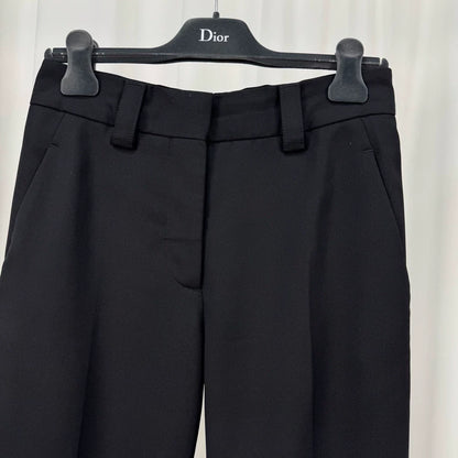 Acne Studios Black Wool Casual Pants-yf