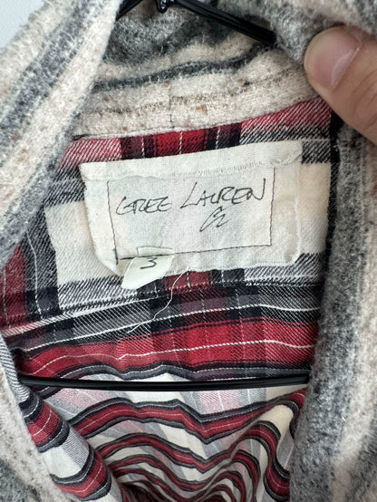 Greg Lauren Flannel Check Robe Shirt Jacket