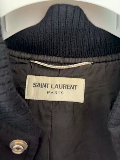 SAINT LAURENT Single-Breasted Embroidered Jacket