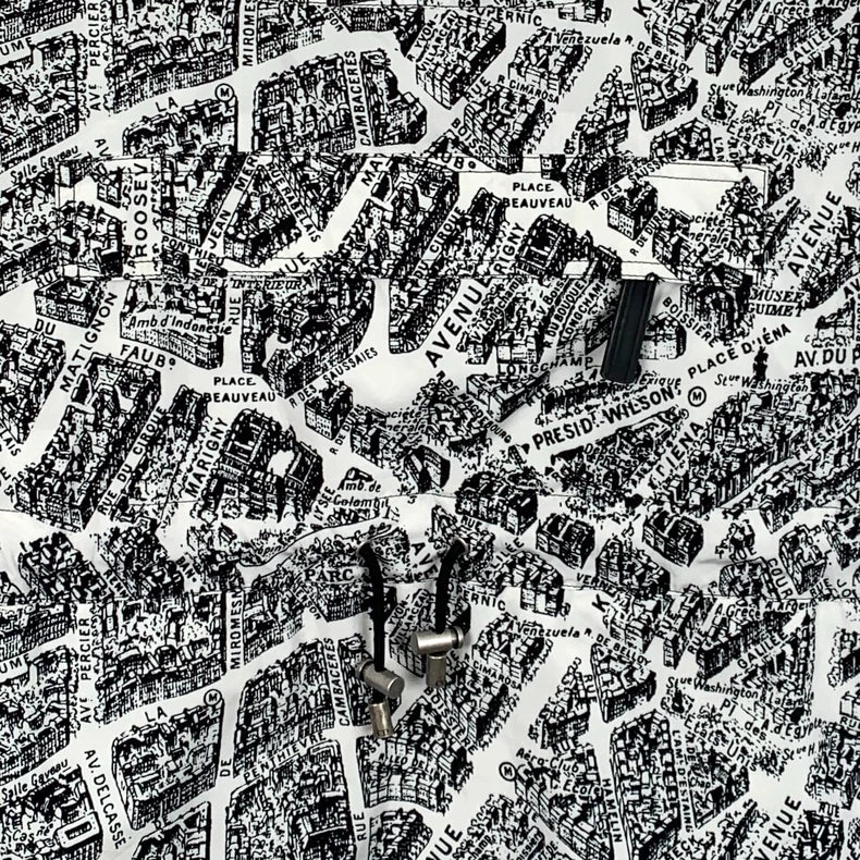 Christian Dior Paris Map Hooded Jacket