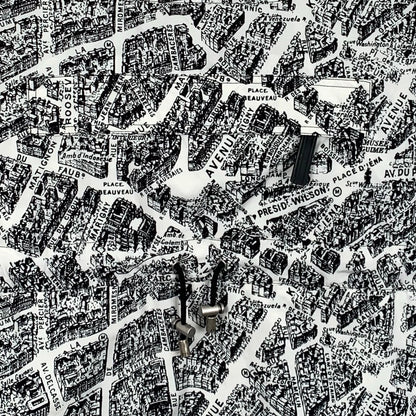 Christian Dior Paris Map Hooded Jacket