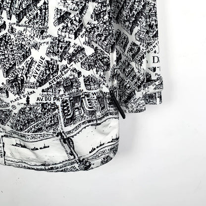 Christian Dior Paris Map Hooded Jacket
