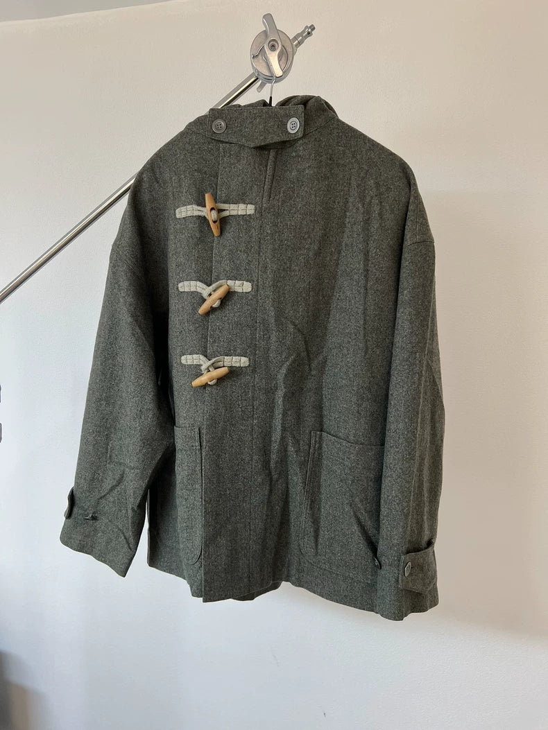 Yohji Yamamoto Wool Hooded Jacket