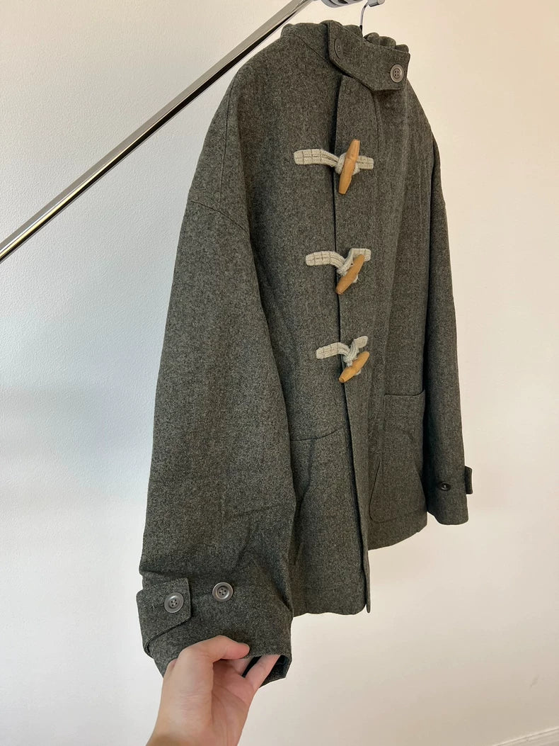 Yohji Yamamoto Wool Hooded Jacket
