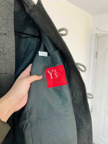 Yohji Yamamoto Wool Hooded Jacket