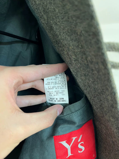 Yohji Yamamoto Wool Hooded Jacket