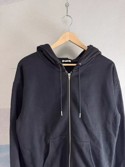 Celine Black Letter Hooded Zip Jacket