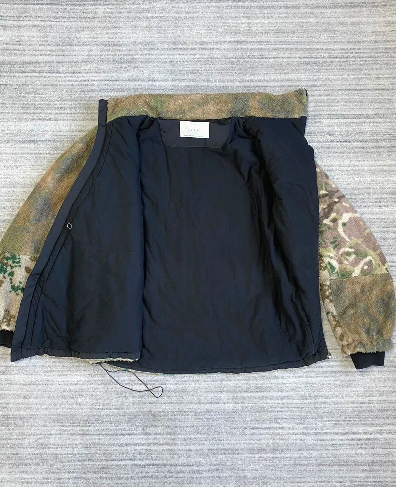 Alyx Camouflage Fleece Jacket With Zipper-zp