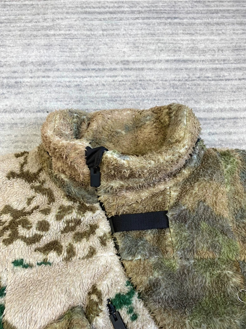 Alyx Camouflage Fleece Jacket With Zipper-zp