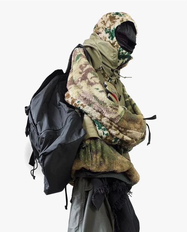 Alyx Camouflage Fleece Jacket With Zipper-zp