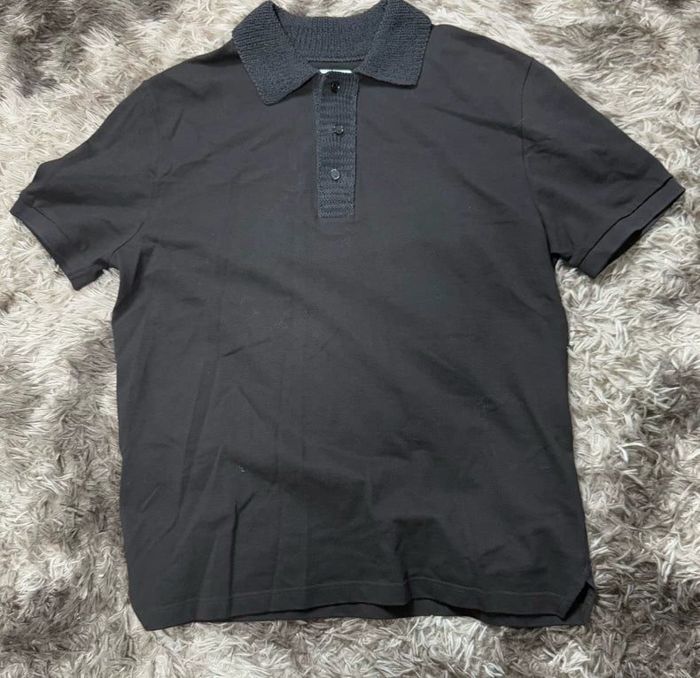 Bottega Veneta Solid Color Polo Shirt
