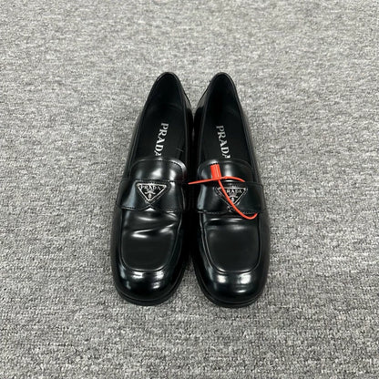 Prada Triangle Logo Loafers Size 38