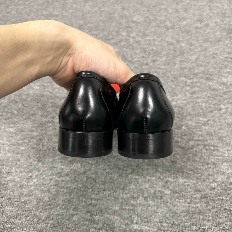 Prada Triangle Logo Loafers Size 38