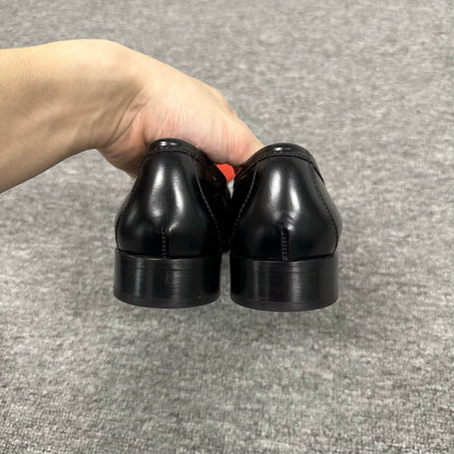 Prada Triangle Logo Loafers Size 38