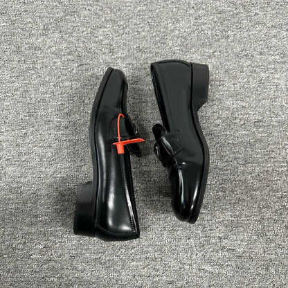 Prada Triangle Logo Loafers Size 38