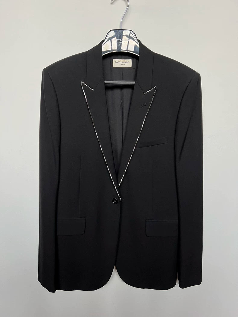 Classic Saint Laurent Black Suit Jacket