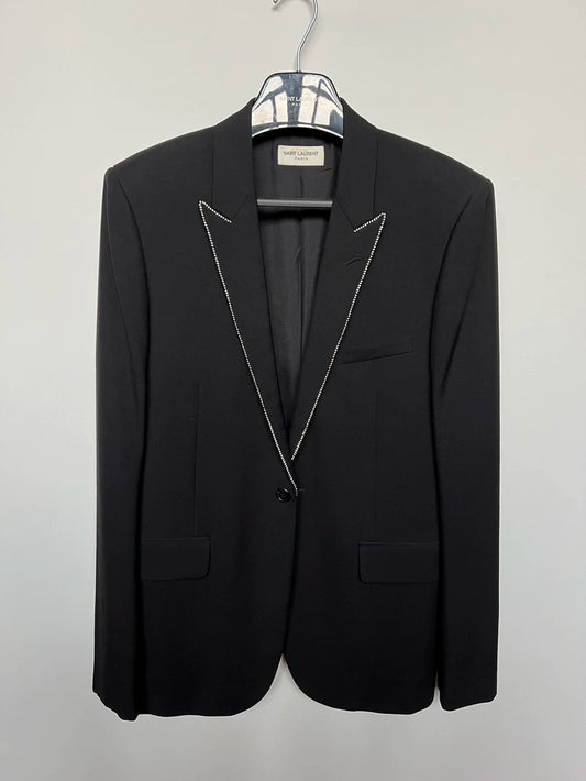 Classic Saint Laurent Black Suit Jacket