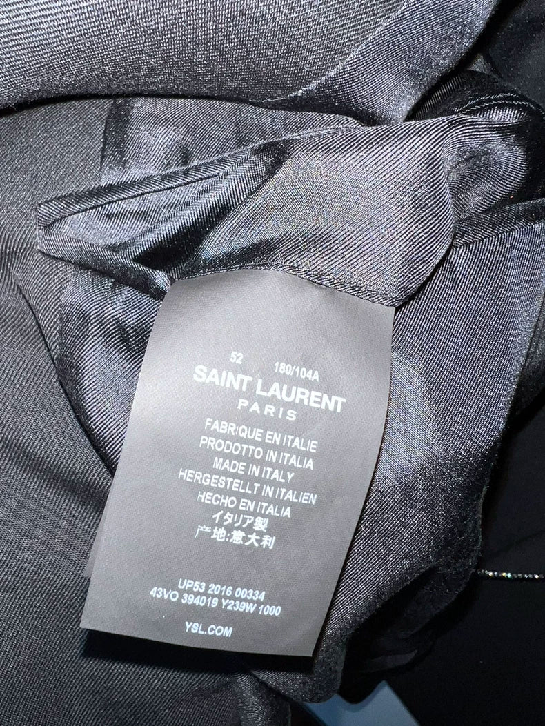 Classic Saint Laurent Black Suit Jacket
