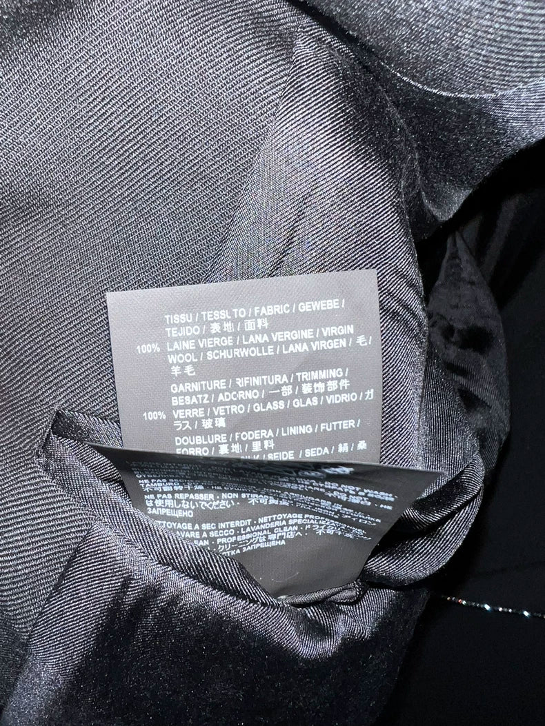 Classic Saint Laurent Black Suit Jacket