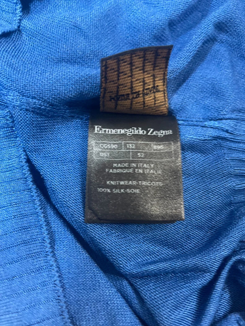 Ermenegildo Zegna Long Sleeve Polo Knit Shirt