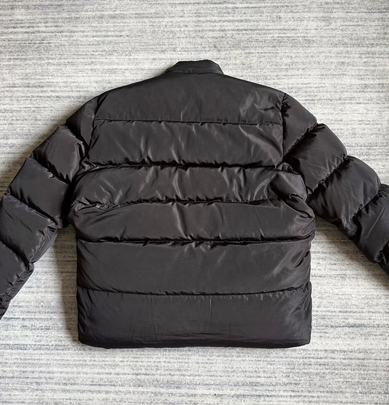 Balenciaga Black Puffer Jacket with Logo-zp