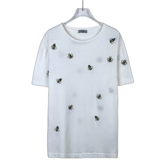Dior x Kaws Embroidered White T-Shirt