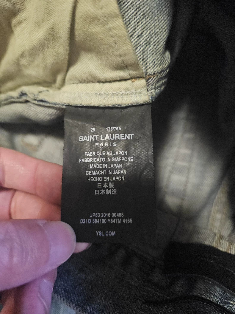 Saint Laurent D02 Slim Fit Jeans-yf