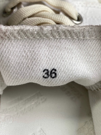 Margiela White Tabi Canvas Sneakers-zp