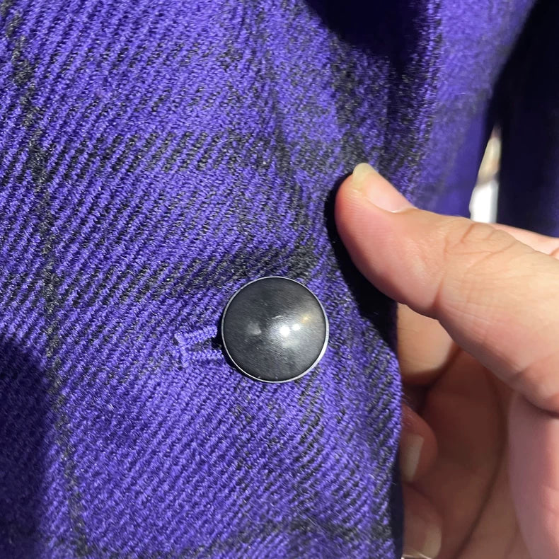 Vintage Purple Prada Wool Blazer Jacket