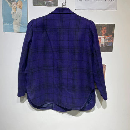 Vintage Purple Prada Wool Blazer Jacket